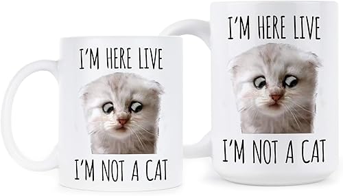 Miniatura 2 de We Got Good Taza de café I'm Here Live I'm Not A Cat Zoom Lawyer Im Here Live Im Not A Cat