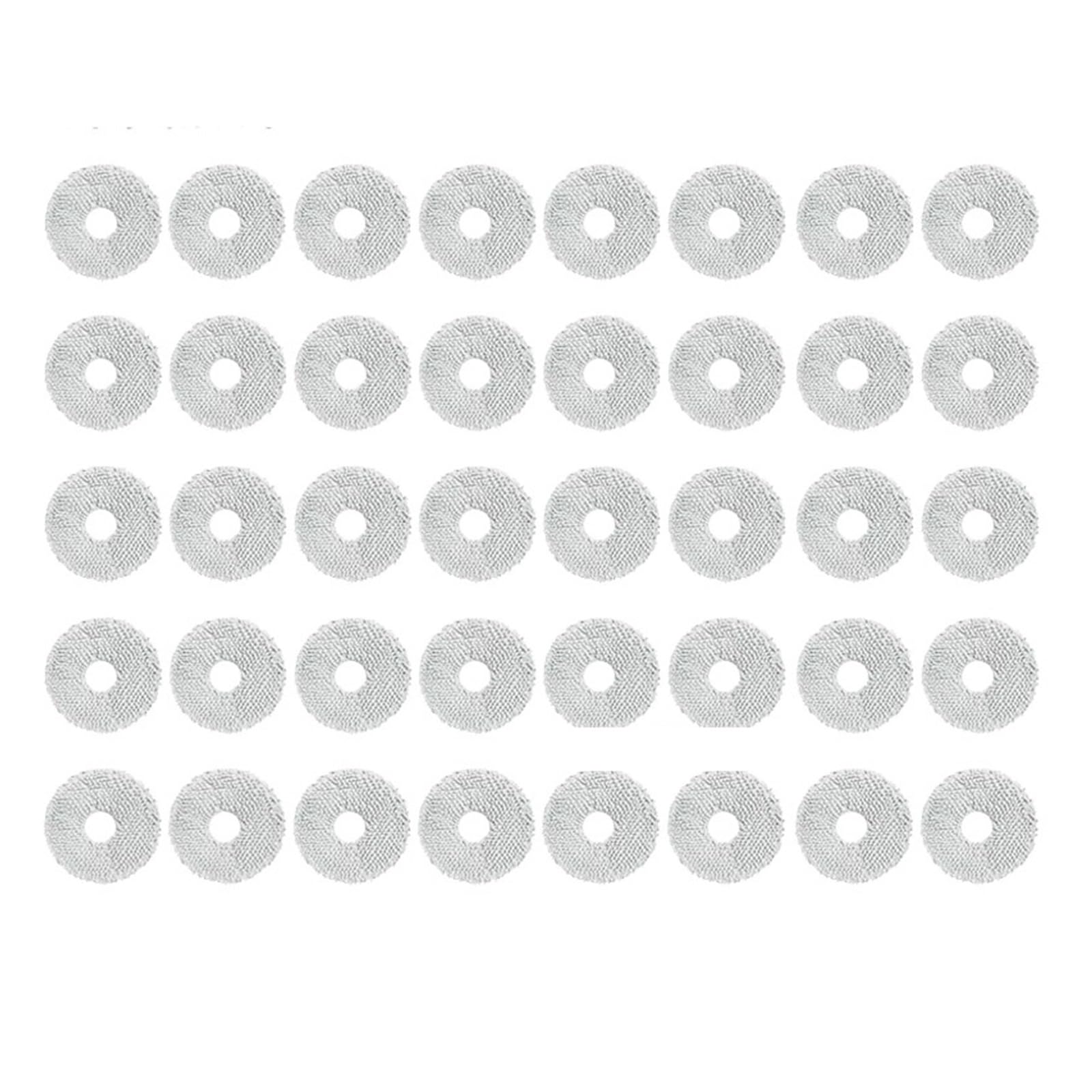 EEZII Mop Cloth,compatible ForXiaomi， Robot Vacuum S10+ S20+ X10+ X20 Plus B101CN For Dreame L10S Ultra L10S Pro L10 Prime S10 Pro(40pcs)
