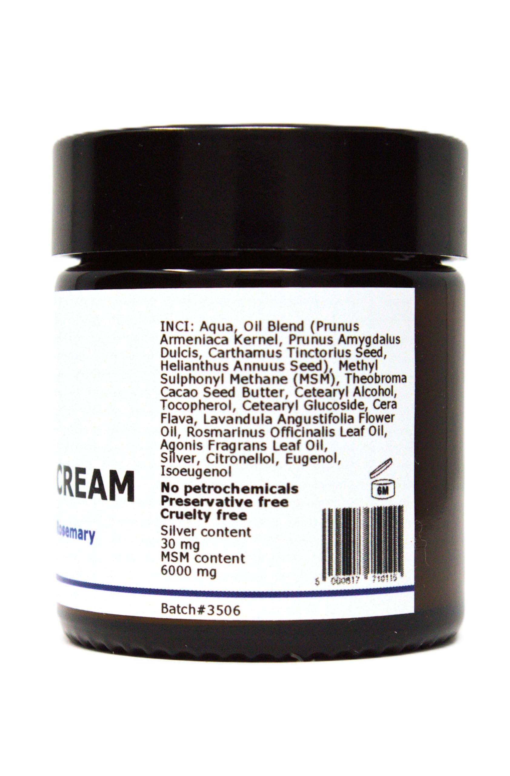 Silver-MSM Crema con Fragonia, Lavanda y Romero (30ml)