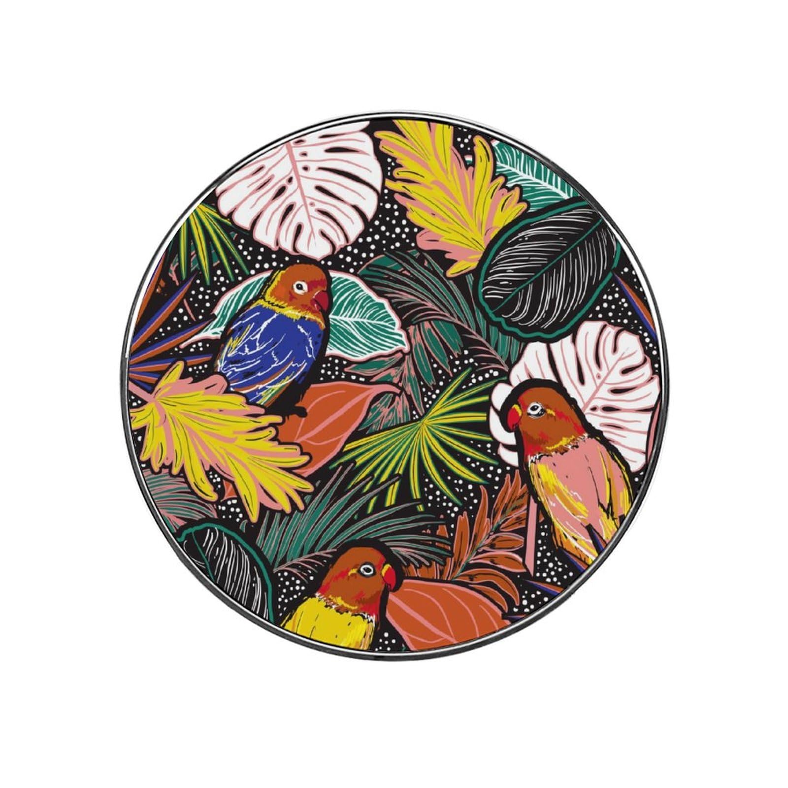 Color Bird Leaves Magnets For Fridge Kitchen Decoration For Refrigerators Whiteboards
