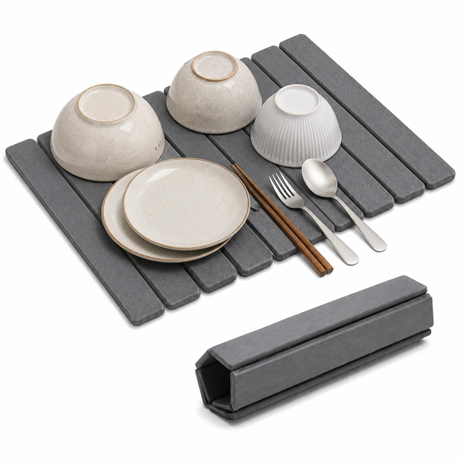 Tapis en pierre à séchage rapide et ultra absorbant pour plan de travail de cuisine