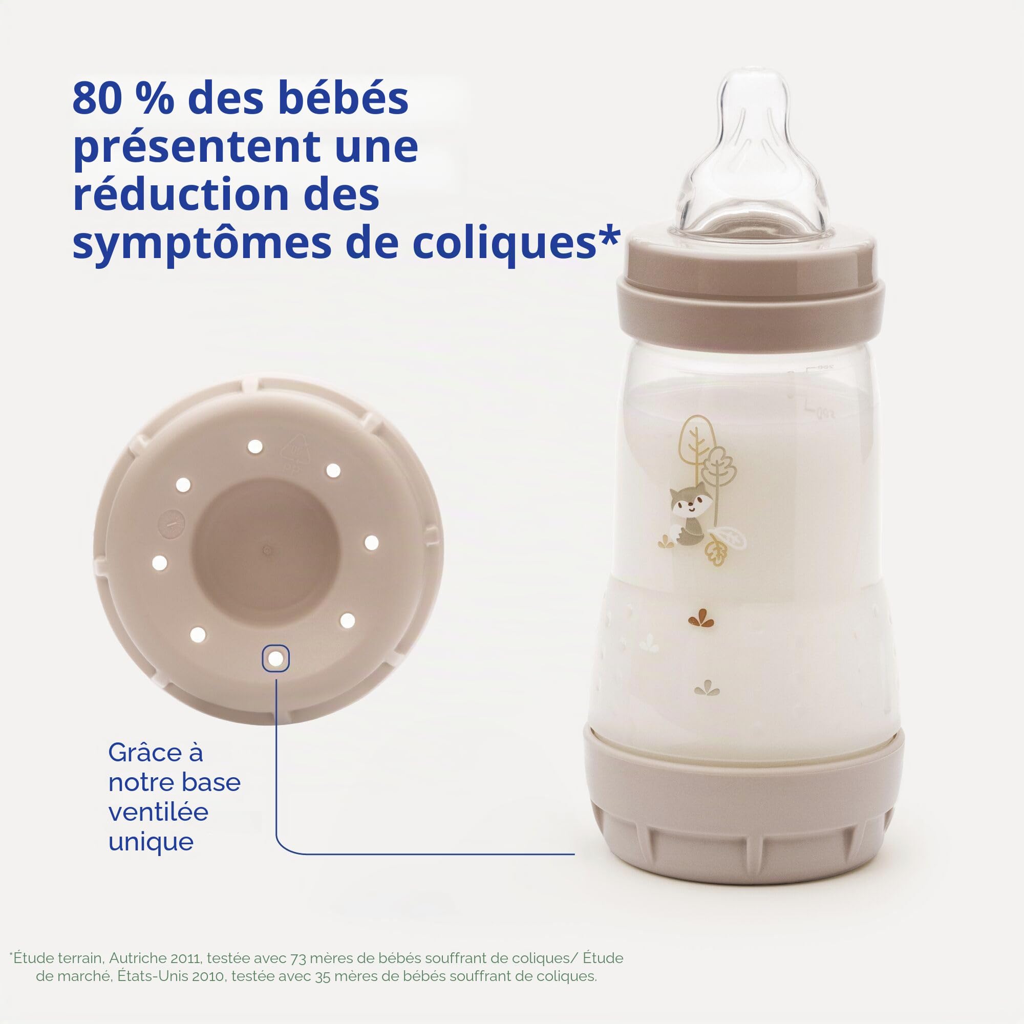 MAM Easy Start Kit de démarrage anti-coliques comprenant 4 biberons et tétine MAM Original Start de 0 à 2 mois, auto-stérilisant, coffret cadeau pour bébé et nouveaux-nés Bleu (différents modèles)