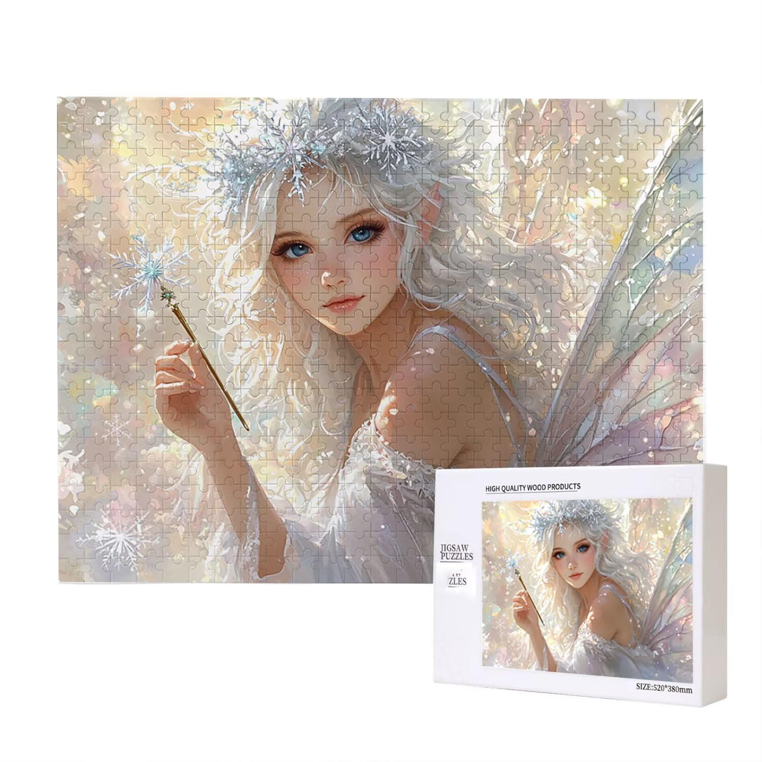 Jigsaw Puzzle, 6000 Pezzi Puzzle Classici, Angelo Della Neve Puzzle Rilassamento Intelligence, Mpossibile Difficile Puzzle Impegnativo per Adulti Puzzle Gioco Familiare, Regalo per Amore Amico fr0-84