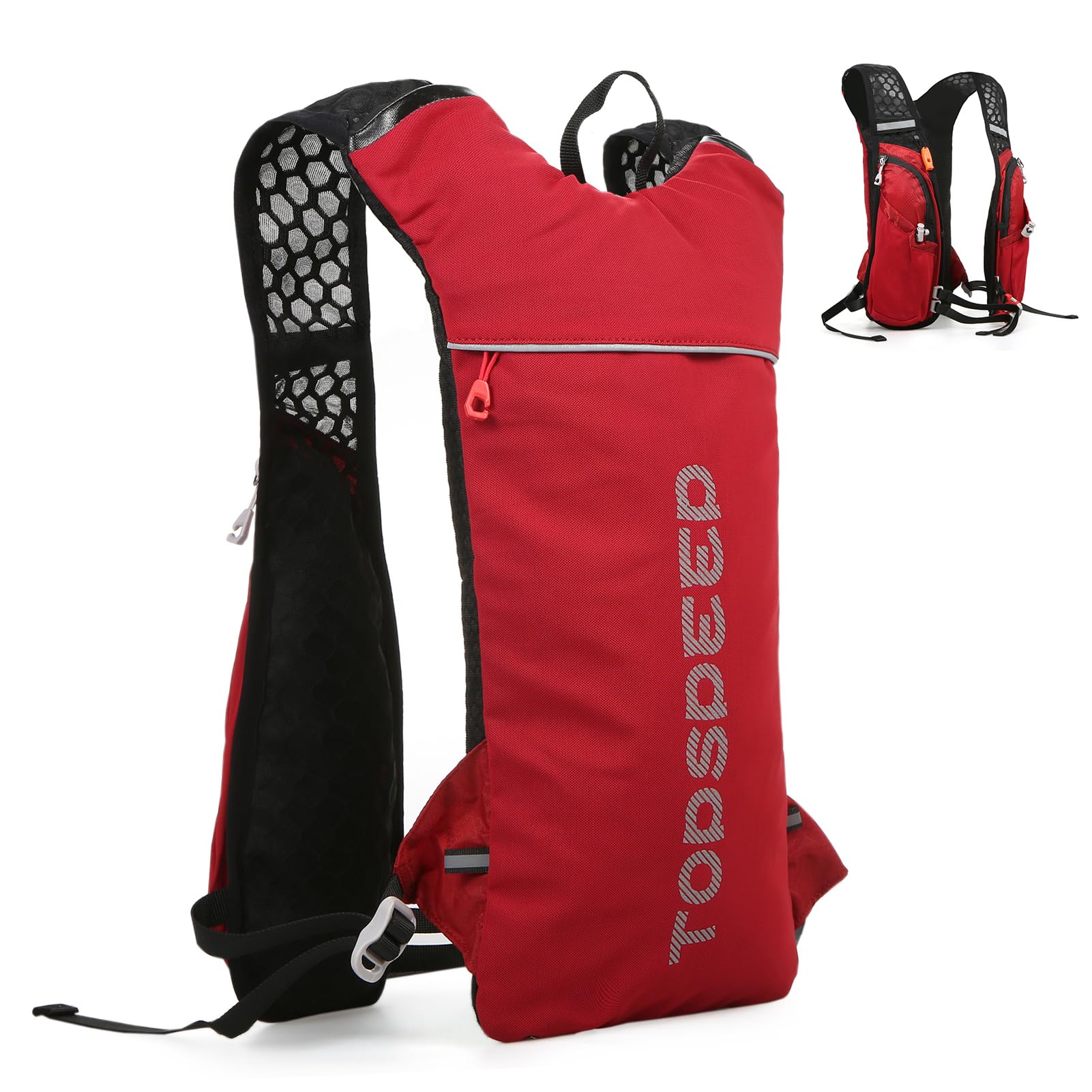 Poche à Eau VENTCY 2L/3L – PEVA, Grande Ouverture 14 Cm, Tuyau 100 Cm, Vélo, Rando, Running, Camping, -20 à 50°C
