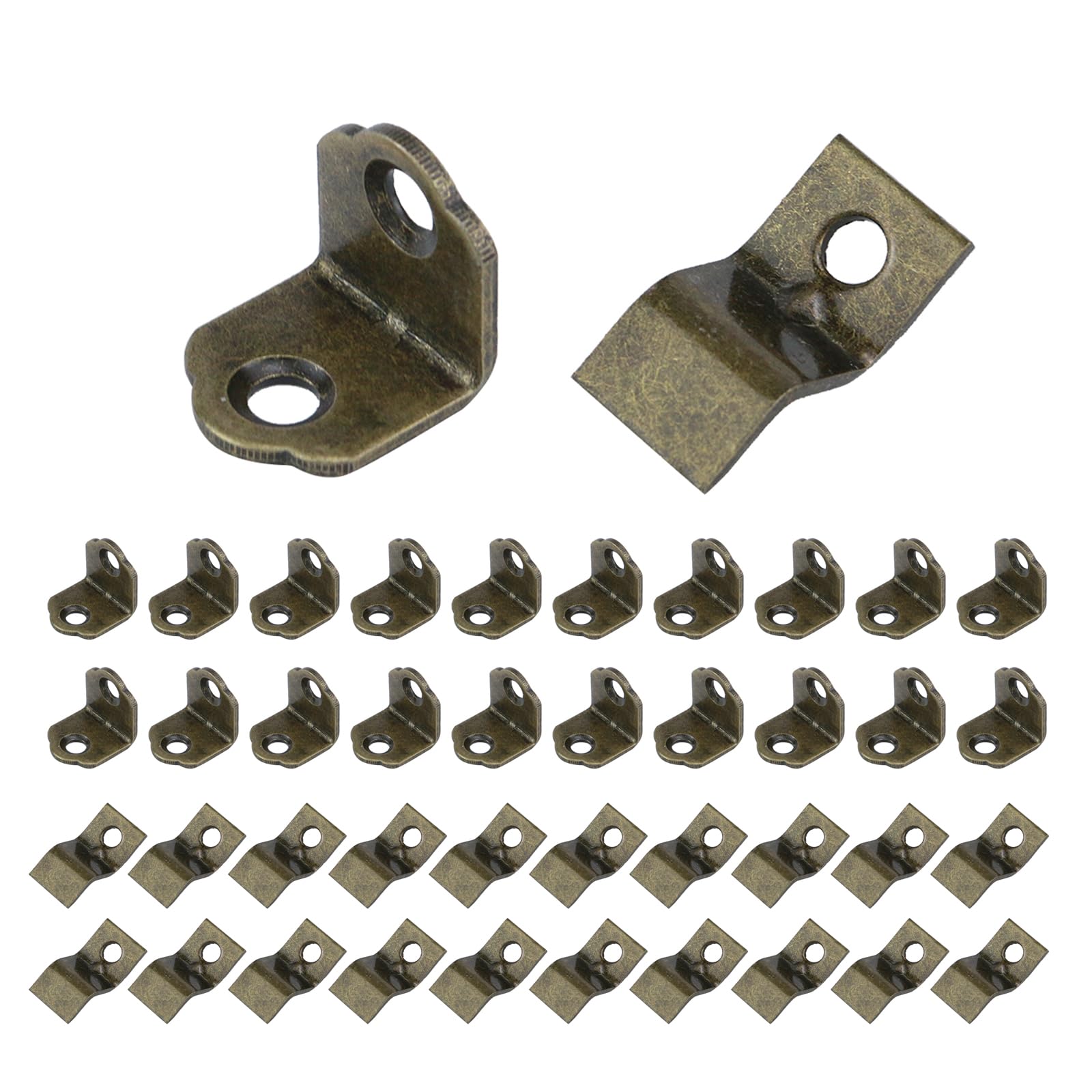 Chinflly 20 PCS L Corner Brackets+20 PCS Z Table Top