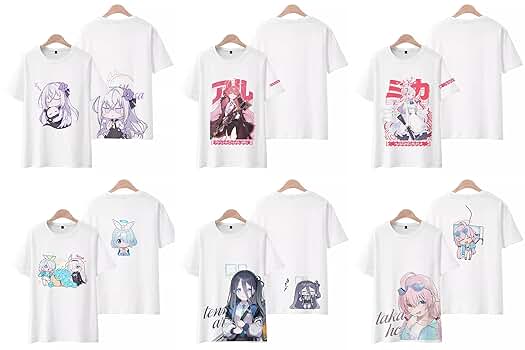 【韓国限定】ブルーアーカイブ カフェメモリア【ミカ】Tシャツ 韓国限定】ブルーアーカイブ カフェメモリア【ミカ】Tシャツ
