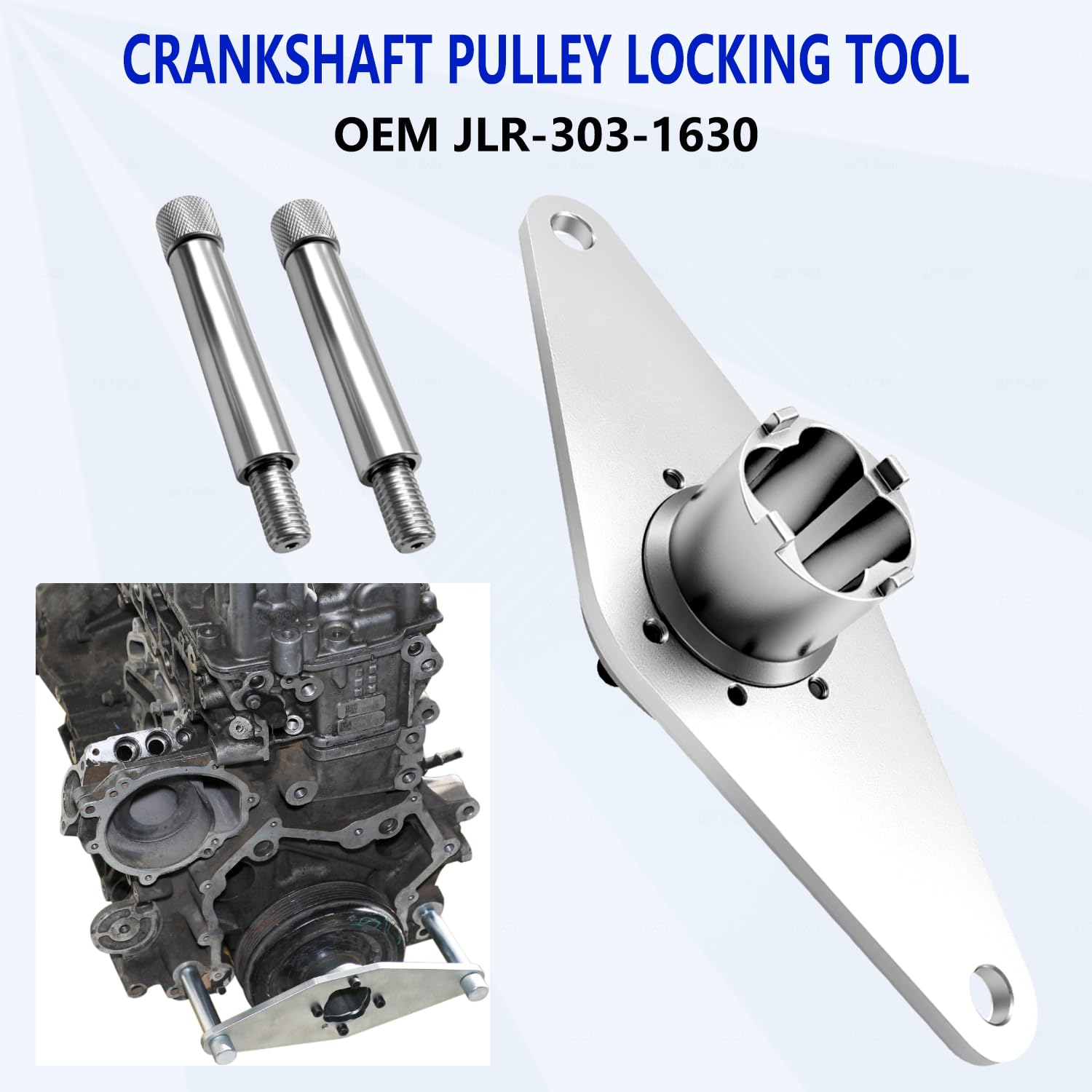 ZKTOOL Kit di Strumenti di Bloccaggio dell'Albero a Camme, Compatibile con Land Rover Jaguar Aurora 2.0T 2.0 Motore Diesel, Albero a Camme, OEM JLR-303-1625, JLR-303-1631, JLR-303-1630