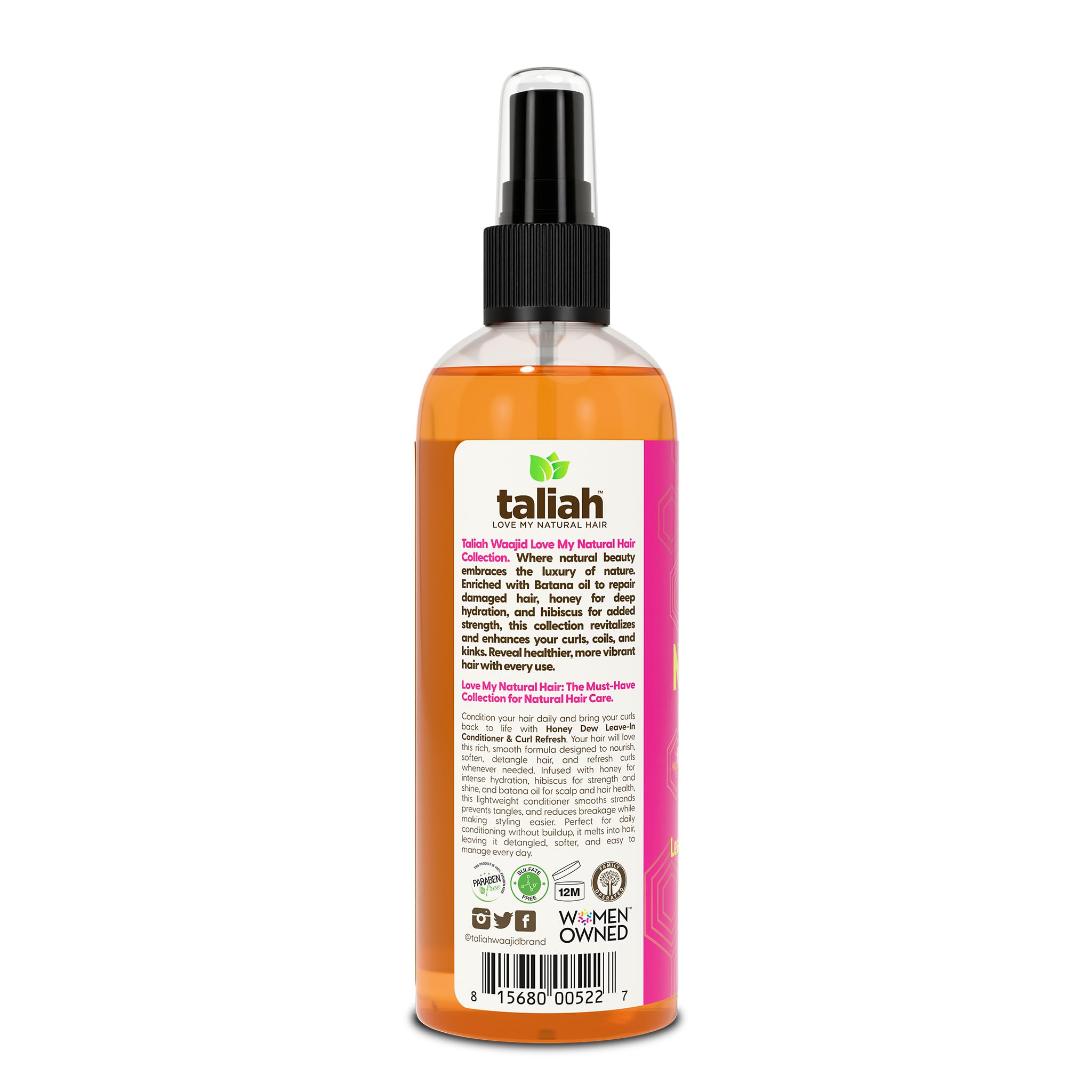 Amazon.com : Taliah Waajid Love My Natural Hair Honey Dew Leave-In