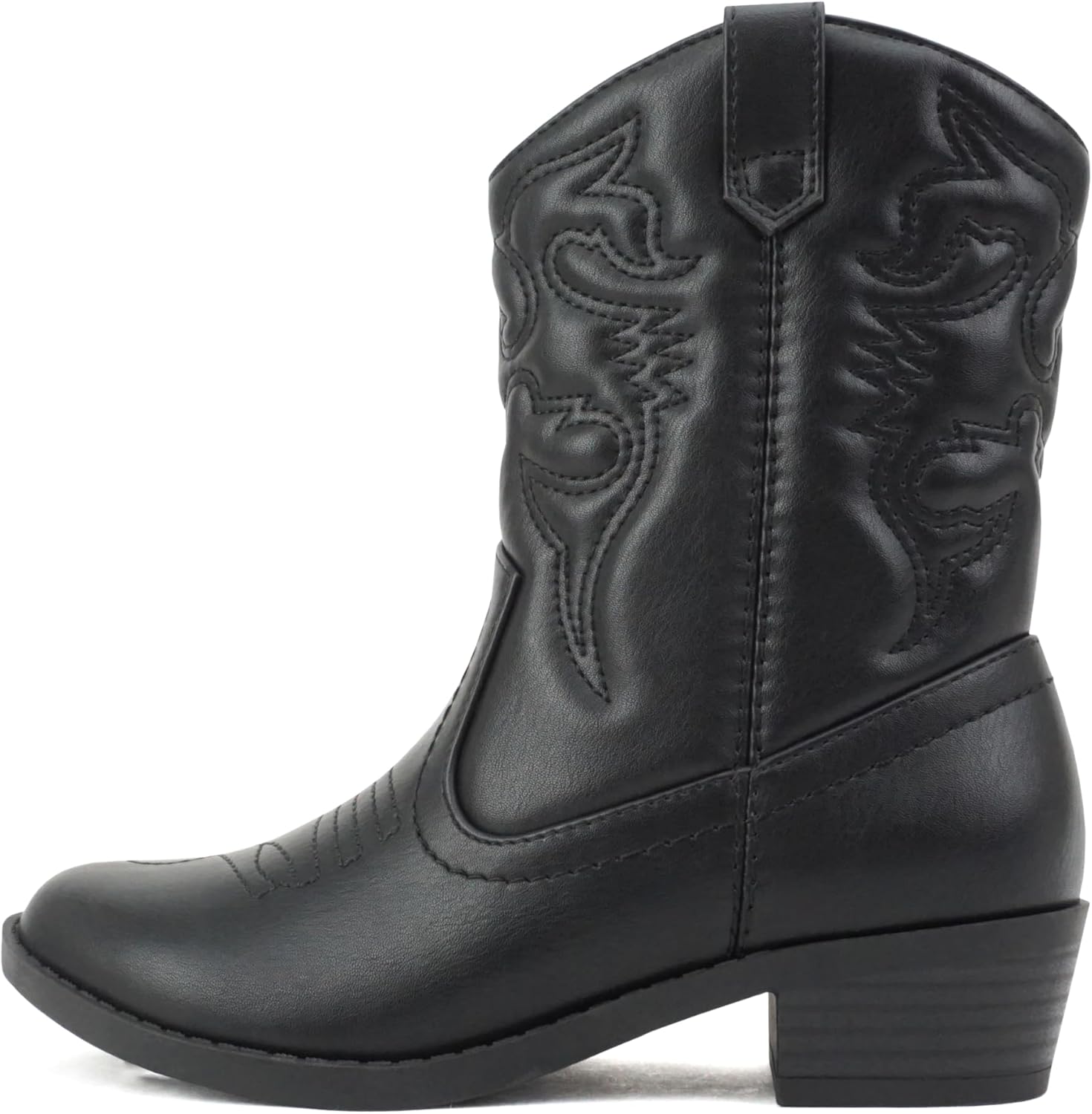 Soda Kids Western Cowboy Boots - Stitched Pointe Toe