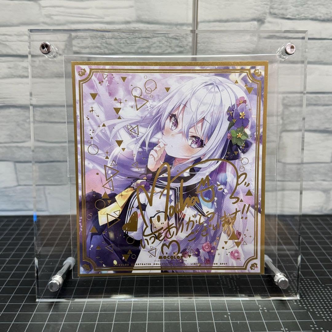 ??????? Shirasu Azusa Foil Stamping Mini Shikishi Card Furinkazan, m55706901427