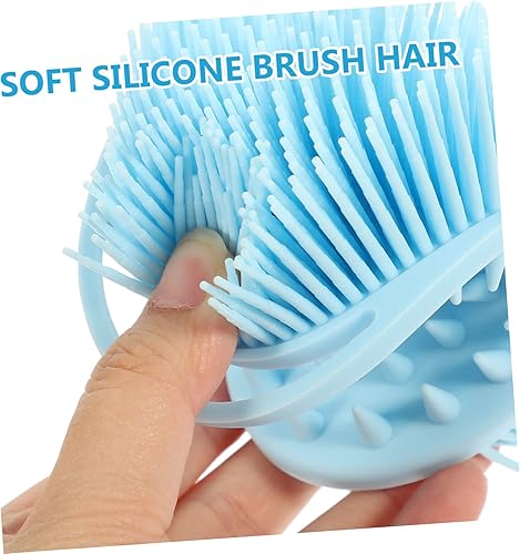 Miniatura 8 de Sensory Silicone Bath Brush with Supple Bristles Gentle Body Scrubber for Delicate Skin Portable Dual Sided Shower Scrubber for Mothers and Sensory