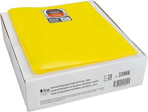 Miniatura 2 de Portafolios de poliéster pesado con dos compartimentos, de C-Line, Amarillo