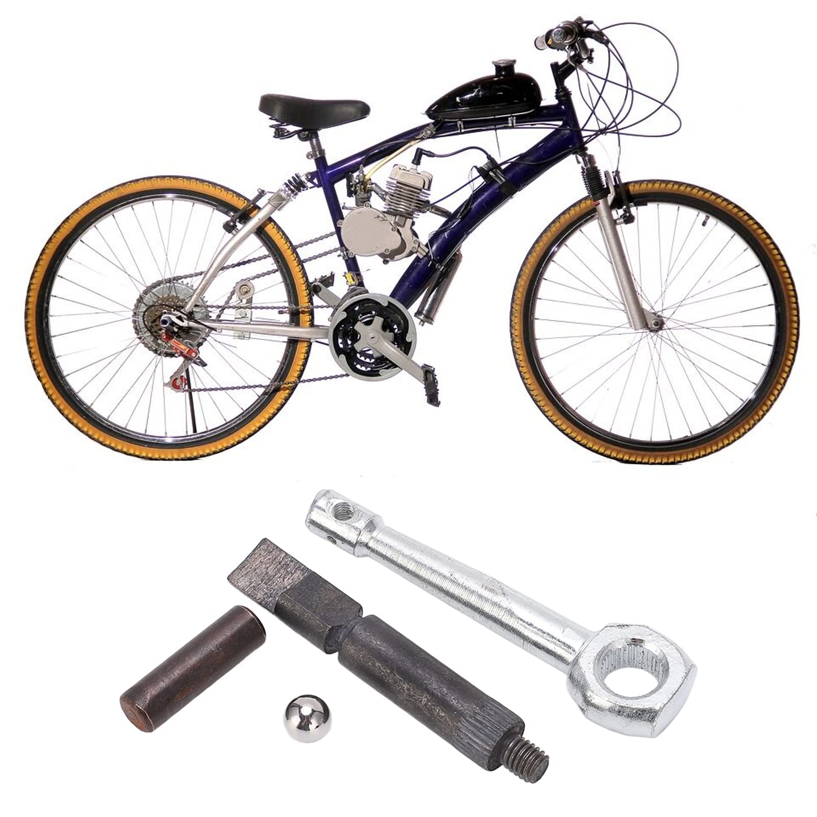 Clutch Arm Lever Pin Rod Rod Ball Clutch Stem Repair Kit for Stroke  Engine Motorized Bicycle 48cc 66cc 70cc