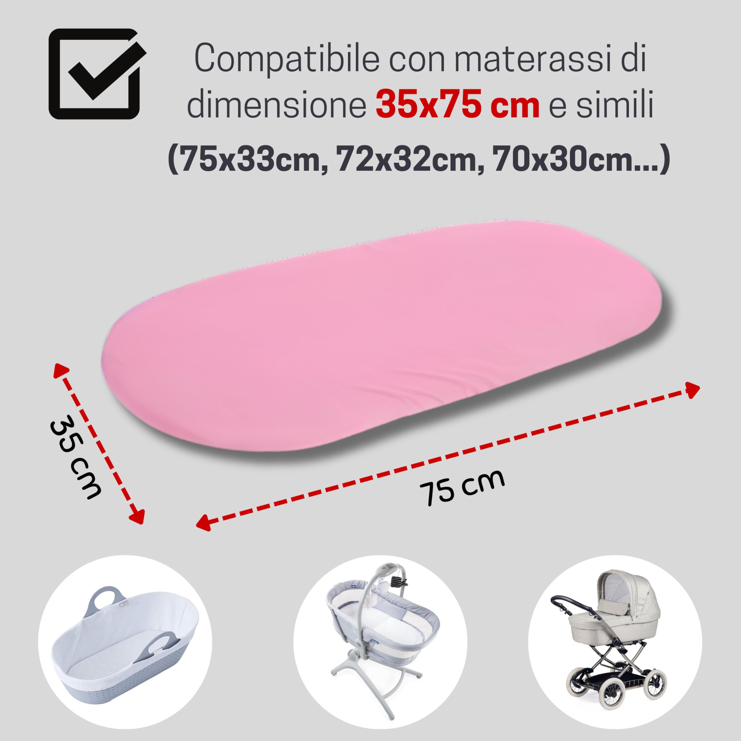 Lenzuolo Muslin Per Passeggino 35x75/40x80 Cm - Ipoallergenico, Morbido E Traspirante | Stampa A Pois Baby Blue | Per Zöllner, Träumeland, Alvi - Foto 11