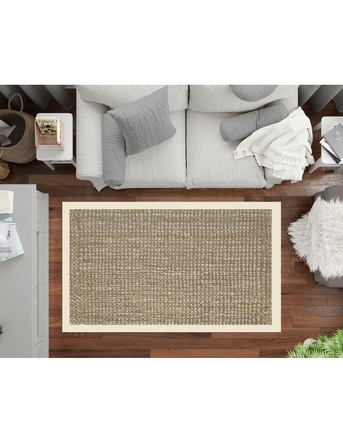 Mani Textile Tapis NAJWA Beige 80x150cm