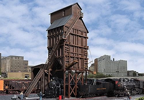 Walthers Cornerstone Serie Kit HO Escala "Madera" Torre de Carbón, 8, Gris