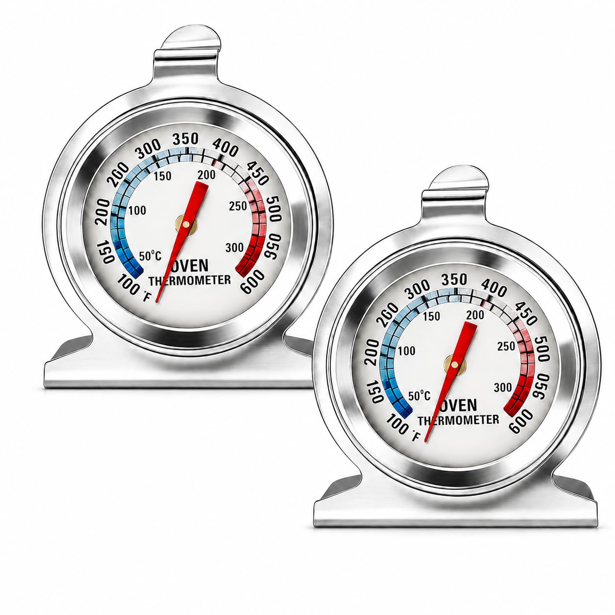 thermomètre de four 50-300°c acier inox