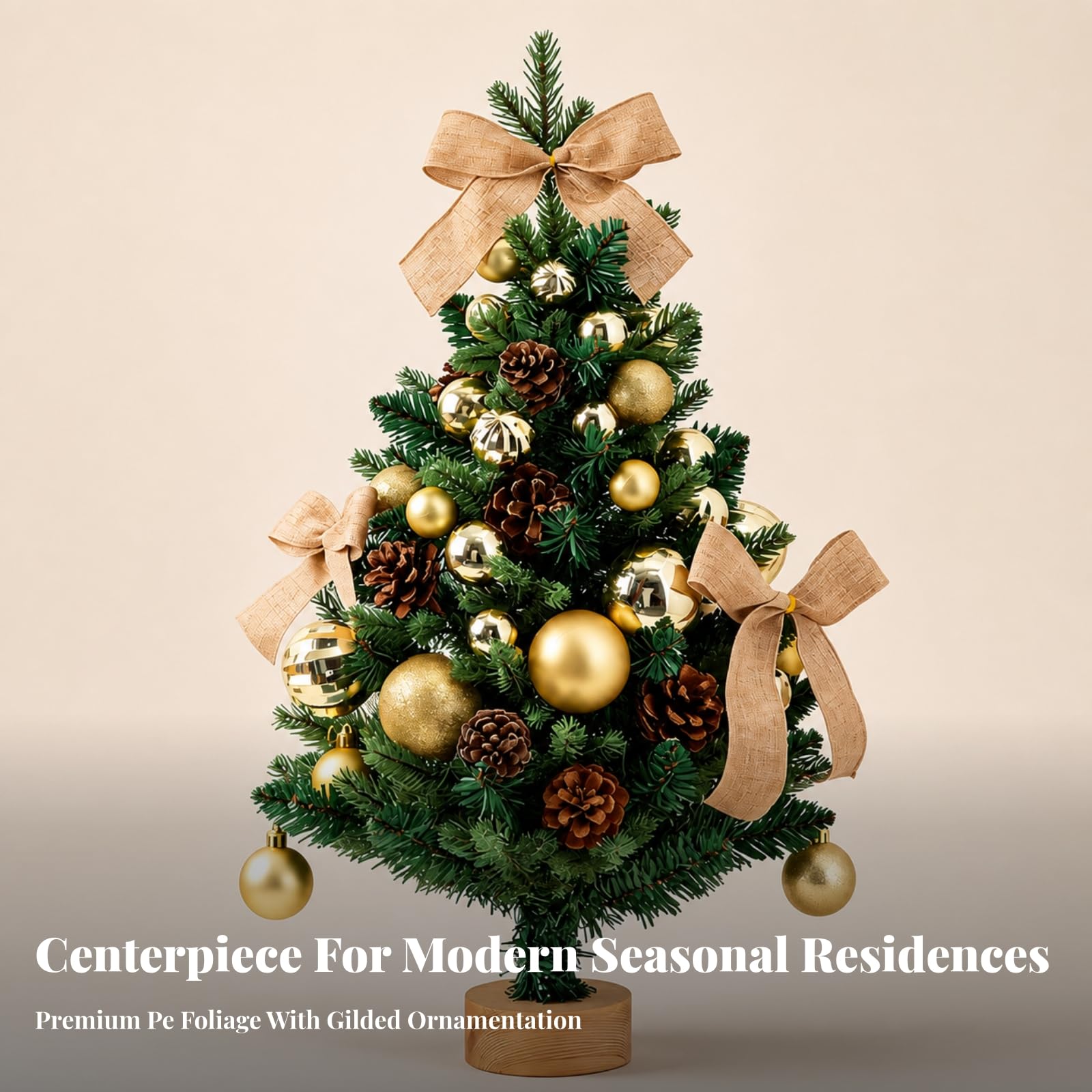 Albero di Natale Artificiale Compatto, 45 Cm