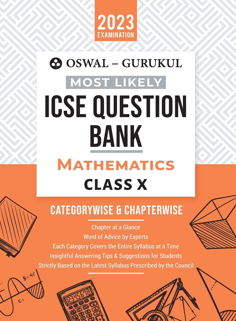 Oswalgurukul Mathematics Most Likely Question Bank: ICSE Class 10 For 2023 Exam