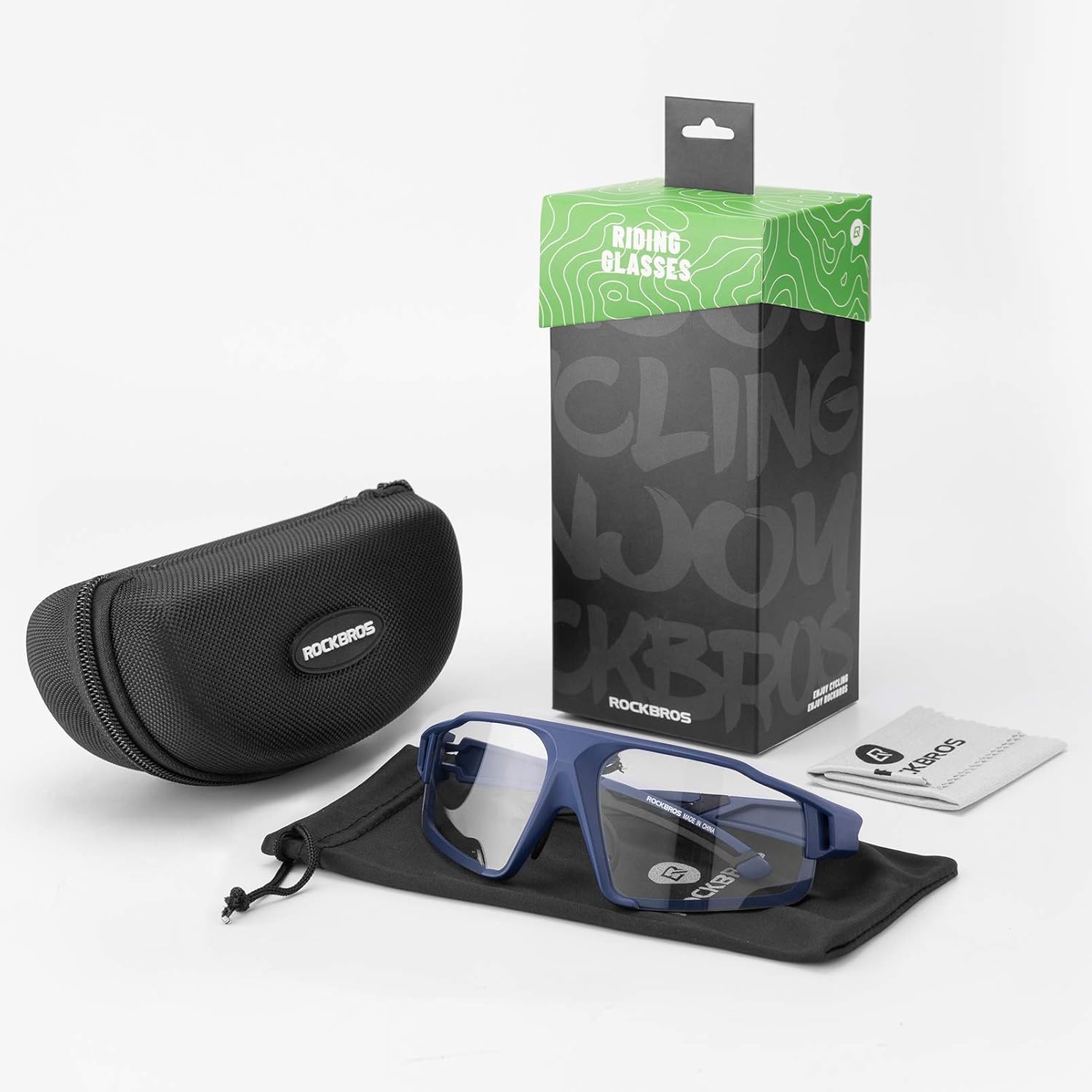 ROCKBROS Photochromic Cycling Glasses for Men - Clear Safety Glasses for Road Mountain Bike Bicycle - Image 8