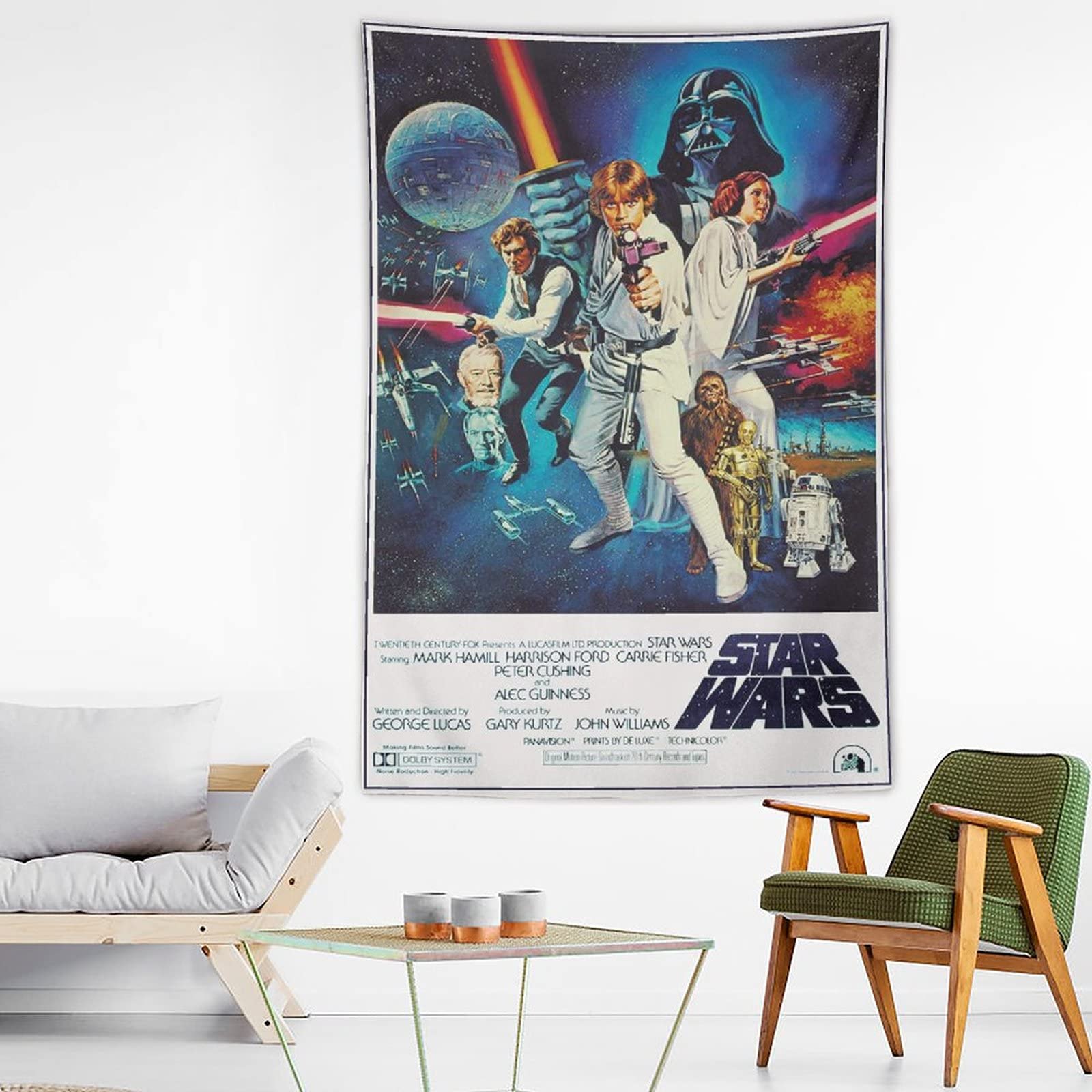 スターウォーズ 劇場用 超特大タペストリー Amazon.co.jp: スター・ウォーズIV』タペストリー タペストリー クール