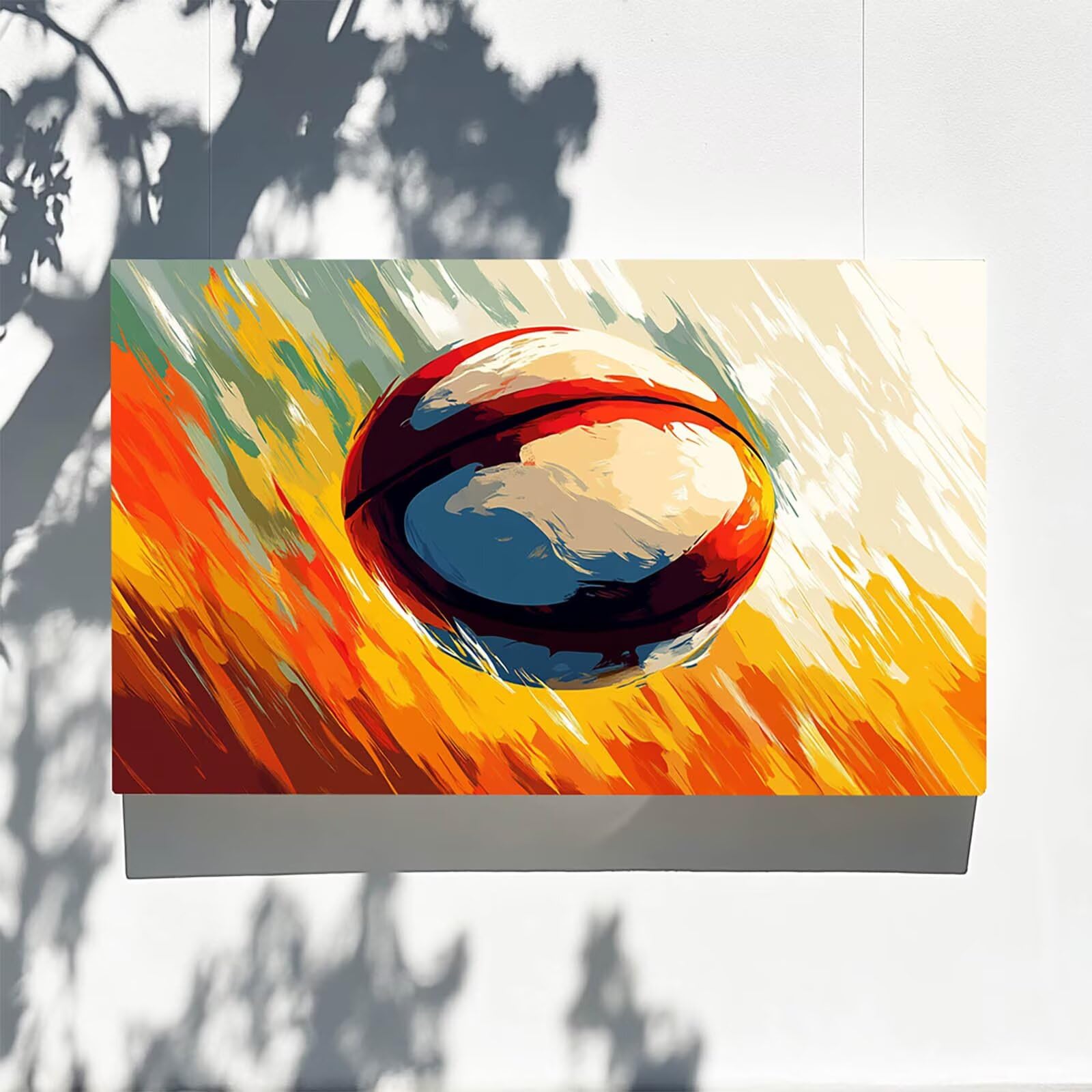 DIY Malen nach Zahlen Erwachsene Rugby Malen nach Zahlen ab 7 jahre Mädchen American Football Kreativ set für Erwachsene mit Leinwand Acrylfarben set und Pinsel, Bastelset zum Bemalen 80X160cm 7w-8-7