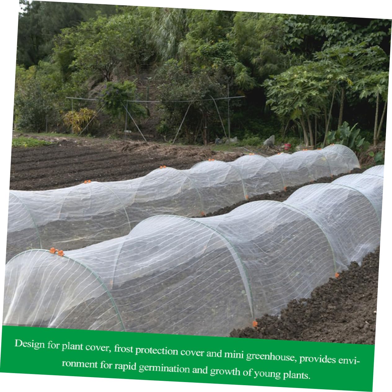 BESPORTBLE Arceaux De Couverture De Rangée Plastique Supports De Arqués Arceaux De Tunnel De Plantation pour Jardinage