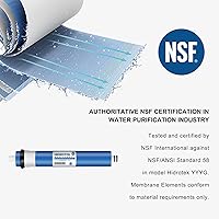 Vista 2 de Geekpure Reverse Osmosis RO Membrane 100 GPD -NSF Certificated-Water Filter Replacement Cartridge-Pack 2
