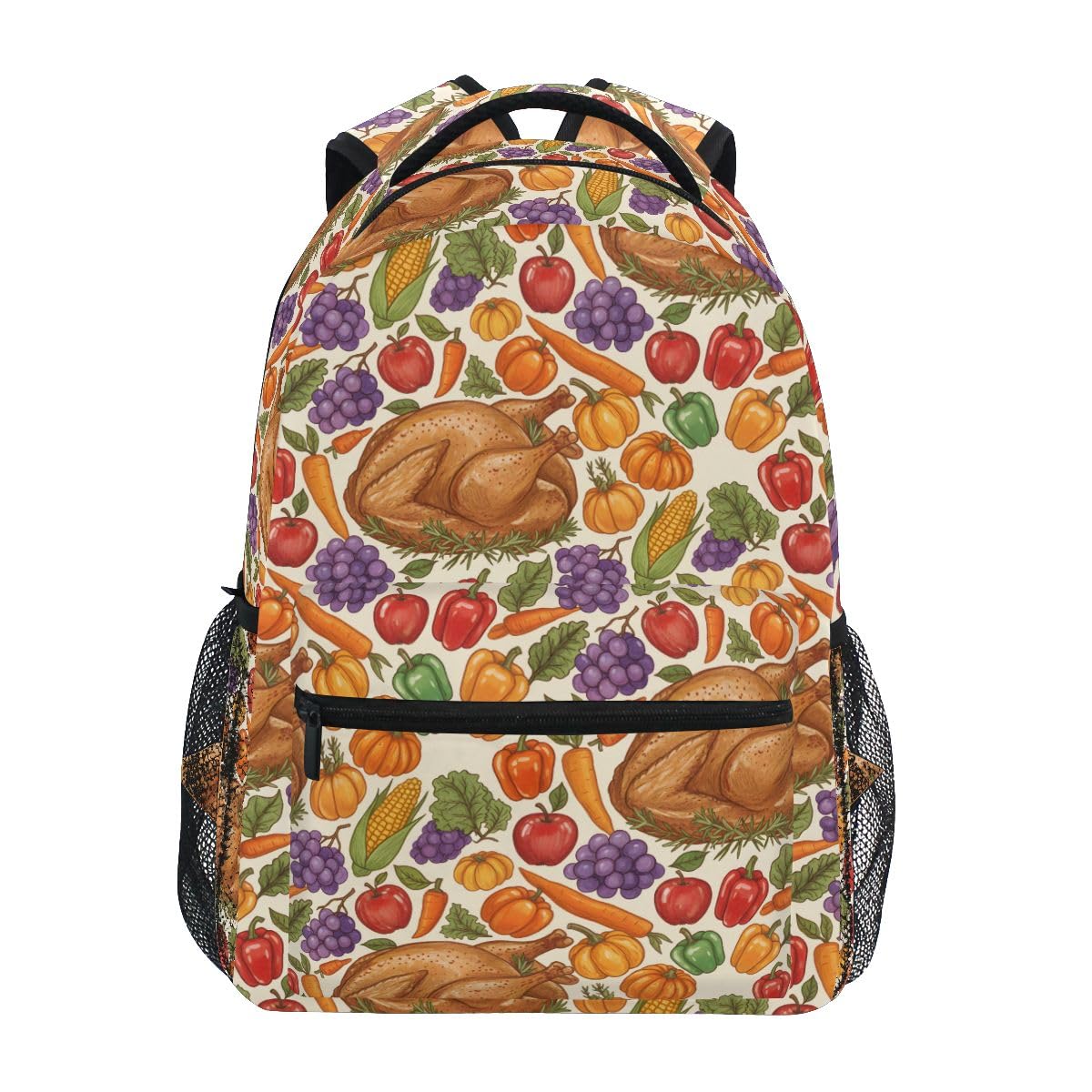 Kinder-Rucksack mit Brathähnchen-Motiv, für Jungen, Mädchen, Studenten, große Rucksäcke für Grundschule, Schultertasche, Büchertasche