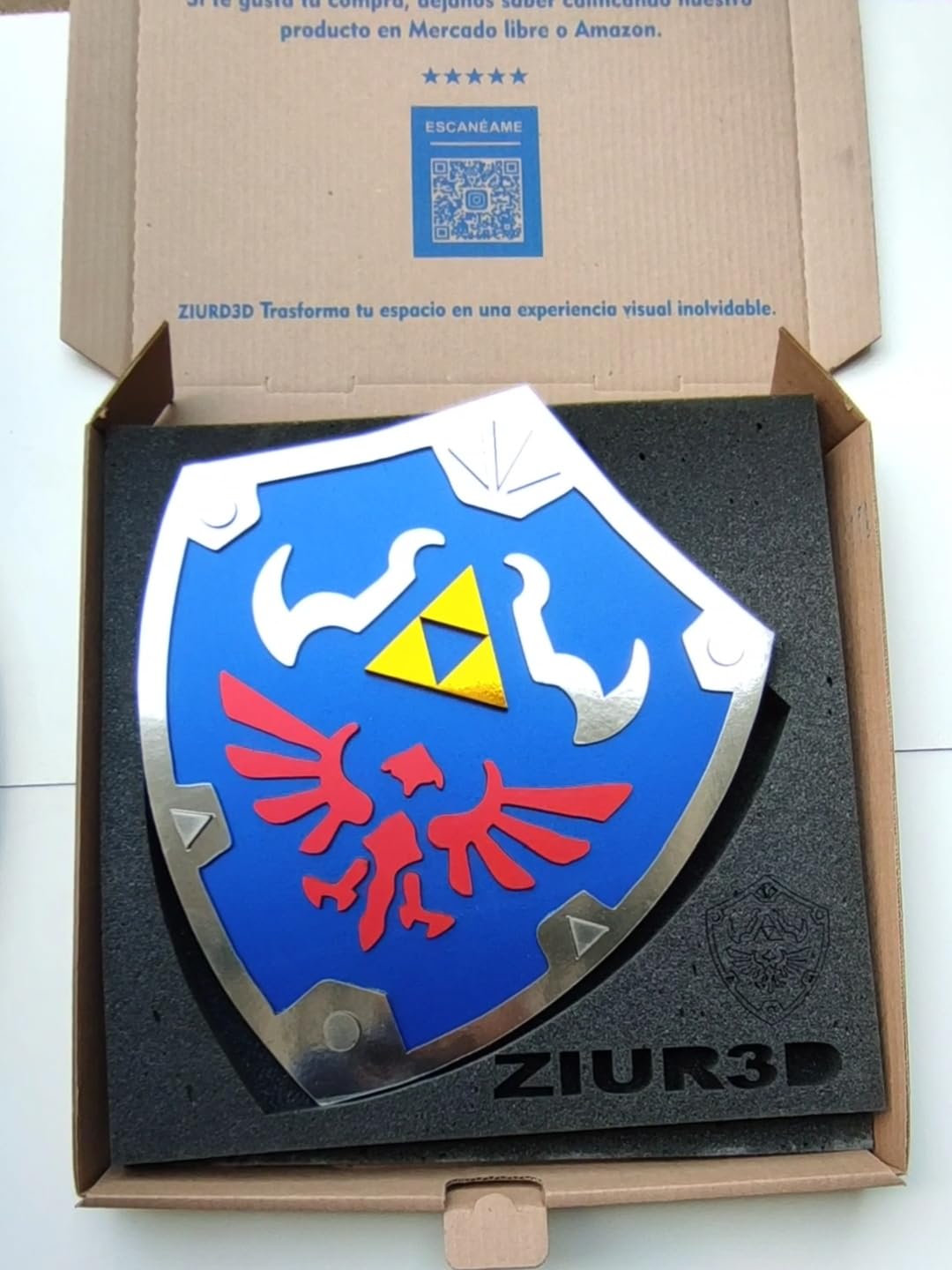 Escudo Hyliano link Decoración para Pared 3D 40cm