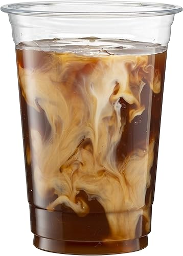 Miniatura 7 de Vasos de PET transparentes con tapas de cúpula para café helado, batido, bebidas frías, tazas de bebida granizada, batido, helado, postre, fiesta,