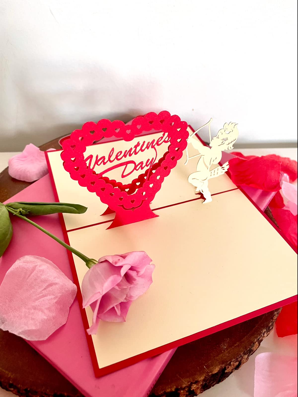 Pop up Karte basteln zu Valentinstag - Muttertag - Für Lieblingsmensch I love yo