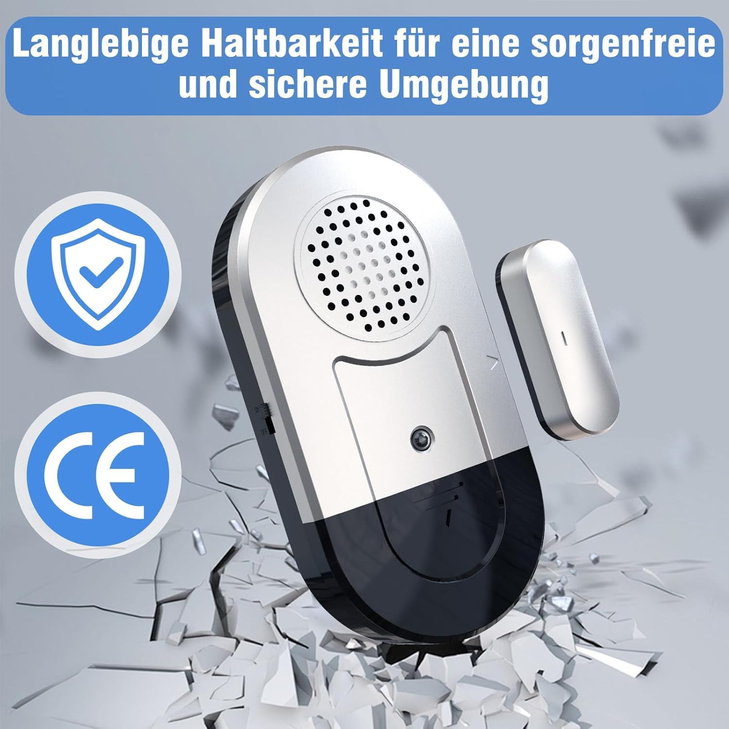 Daytech – Alarme Porte et Fenêtre, Alarme Maison sans Fil pour Enfants et Maison, Installation Facile, Alarme Sonore Réglable, Longue Durée de Piles, pour Maison, Garage et Camping-Car (Lot de 8)