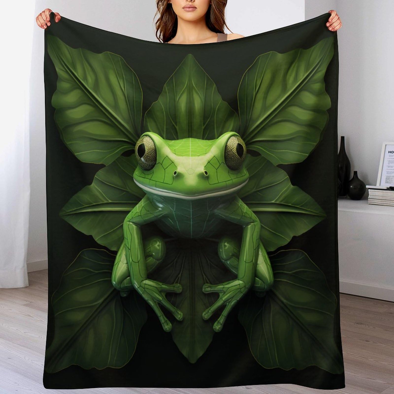 Couverture grenouille en peluche réconfortante pour créer un véritable nid douillet chez soi
