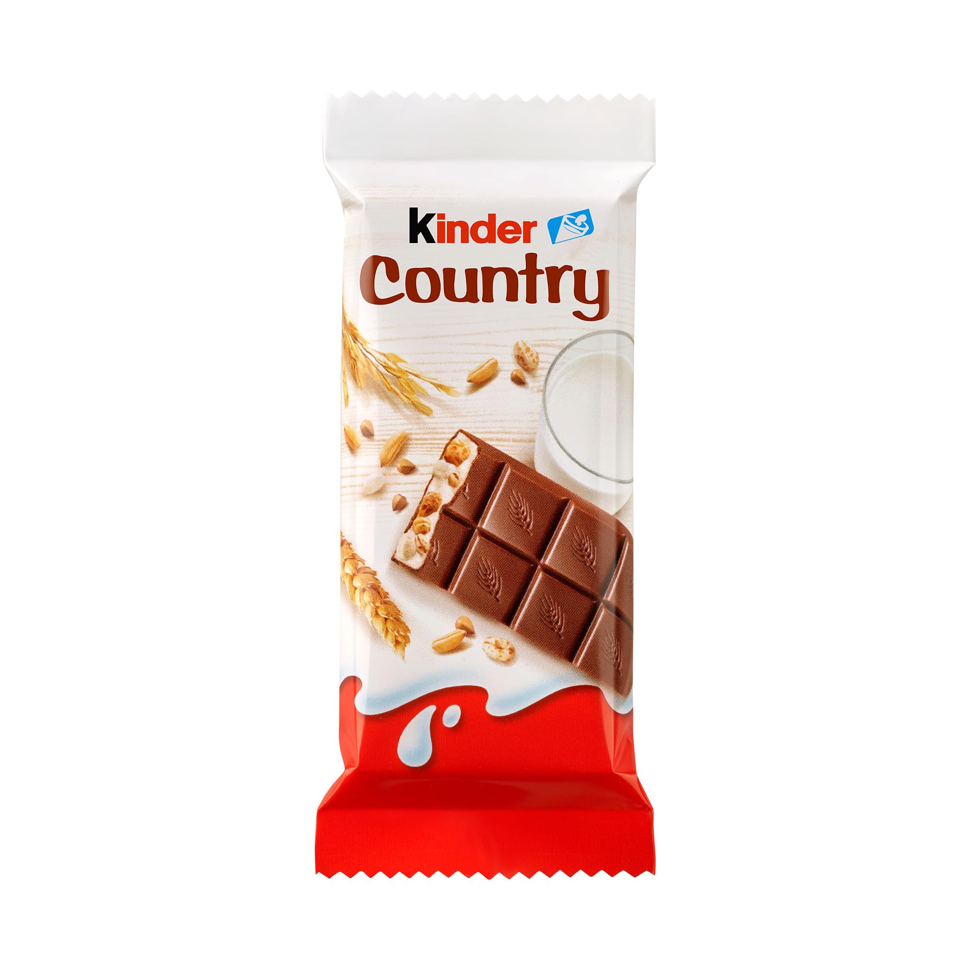Kinder Country Tahıllı ve Sütlü Dolgulu Sütlü Çikolata 23,5 Gr