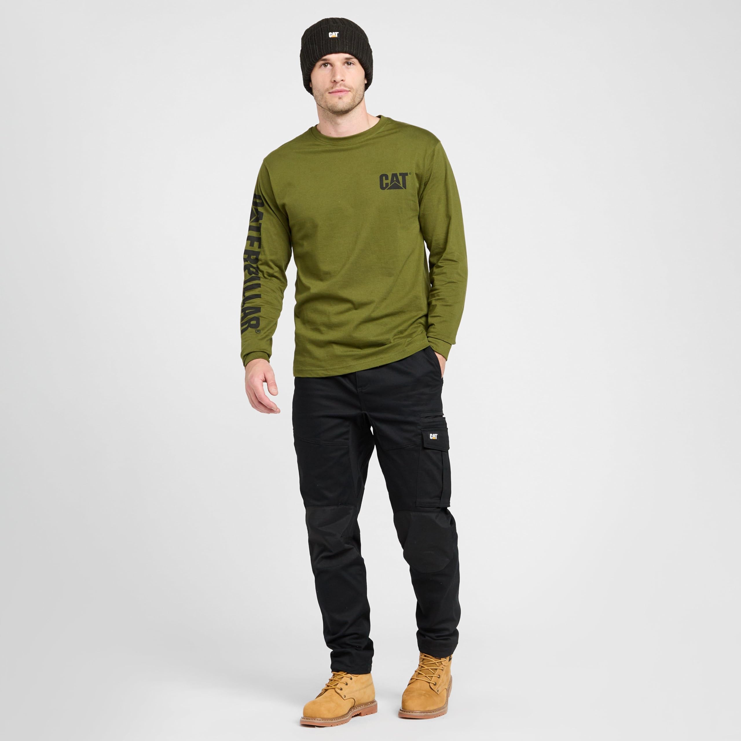 Caterpillar Pantalón Cargo Dinámico Ajustado - Pantalones de utilidades de Trabajo Hombre