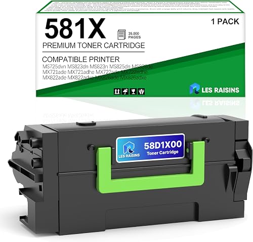 58D1X00 Toner Cartridge Replacement for Lexmark MS725dvn Toner Cartridge Compati