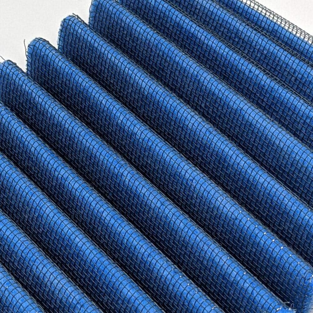 Attack Blue C8 Corvette Air Filter - Authentic USA Made High-Flow Dry Nanofiber Performance Filter for 2020-2026 C8 LT2 Washable, Reusable, No-Tune Drop-In Replacement