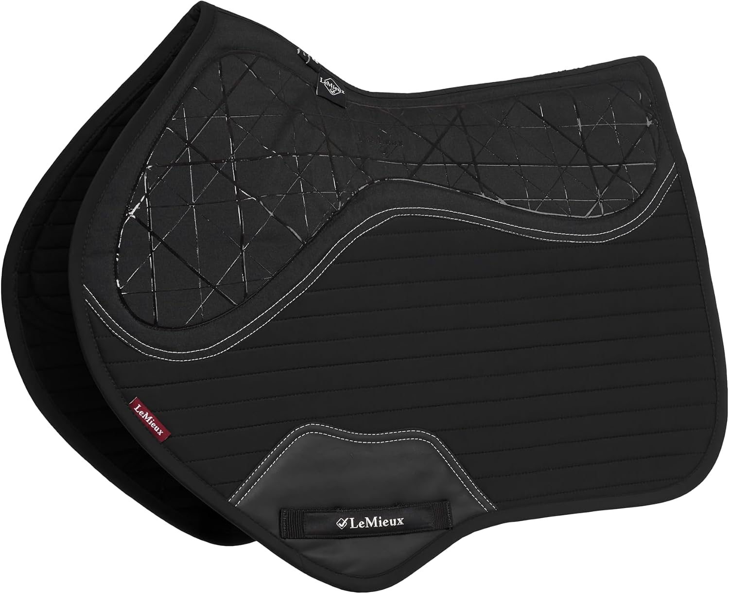 LeMieux Soft Shell Anti Slip Close Contact Square - Saddle Stability, Grip & Comfort - Breathable