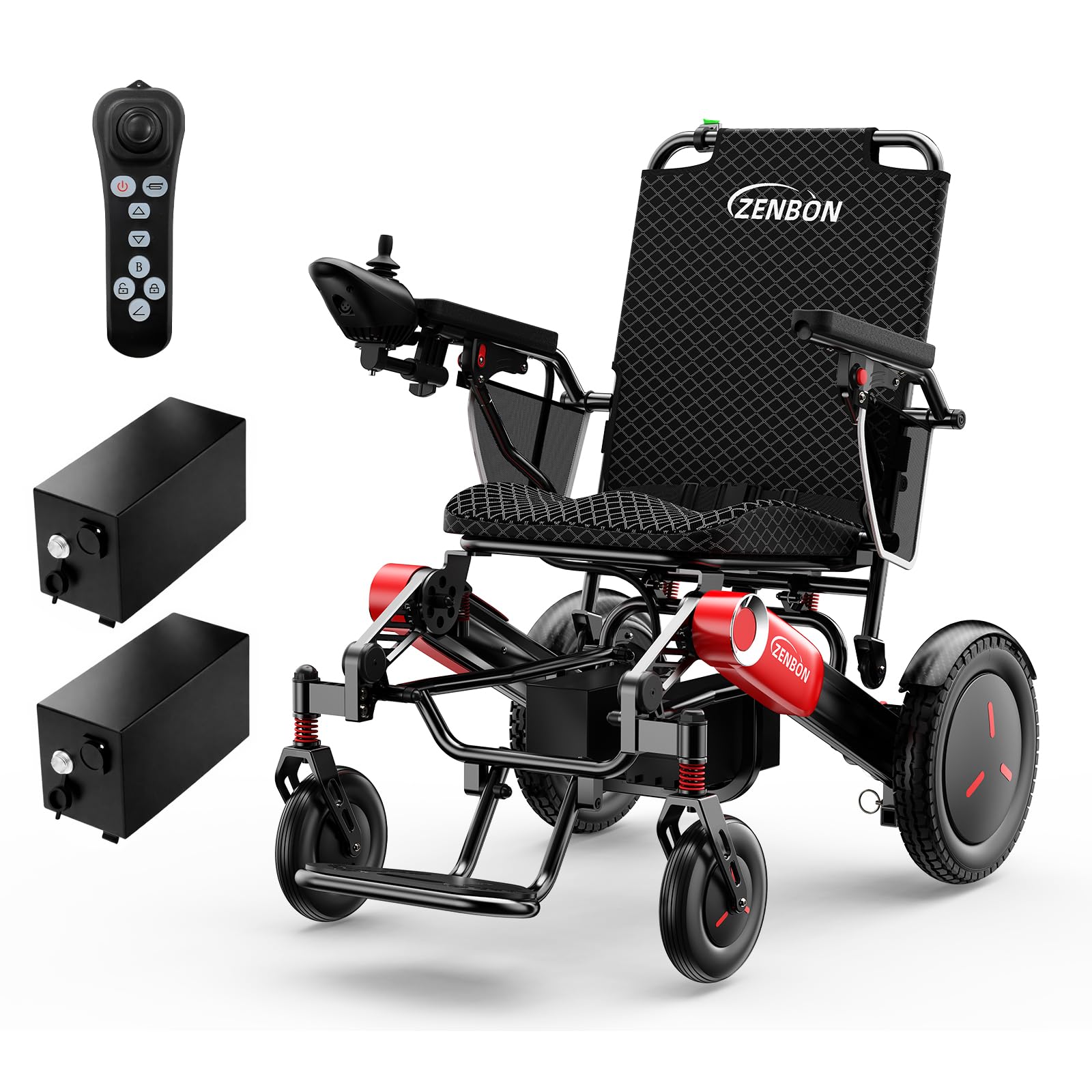 Amazon | ZENBON 電動車いす 電動車椅子 軽量 折畳み アルミニウム合金 
