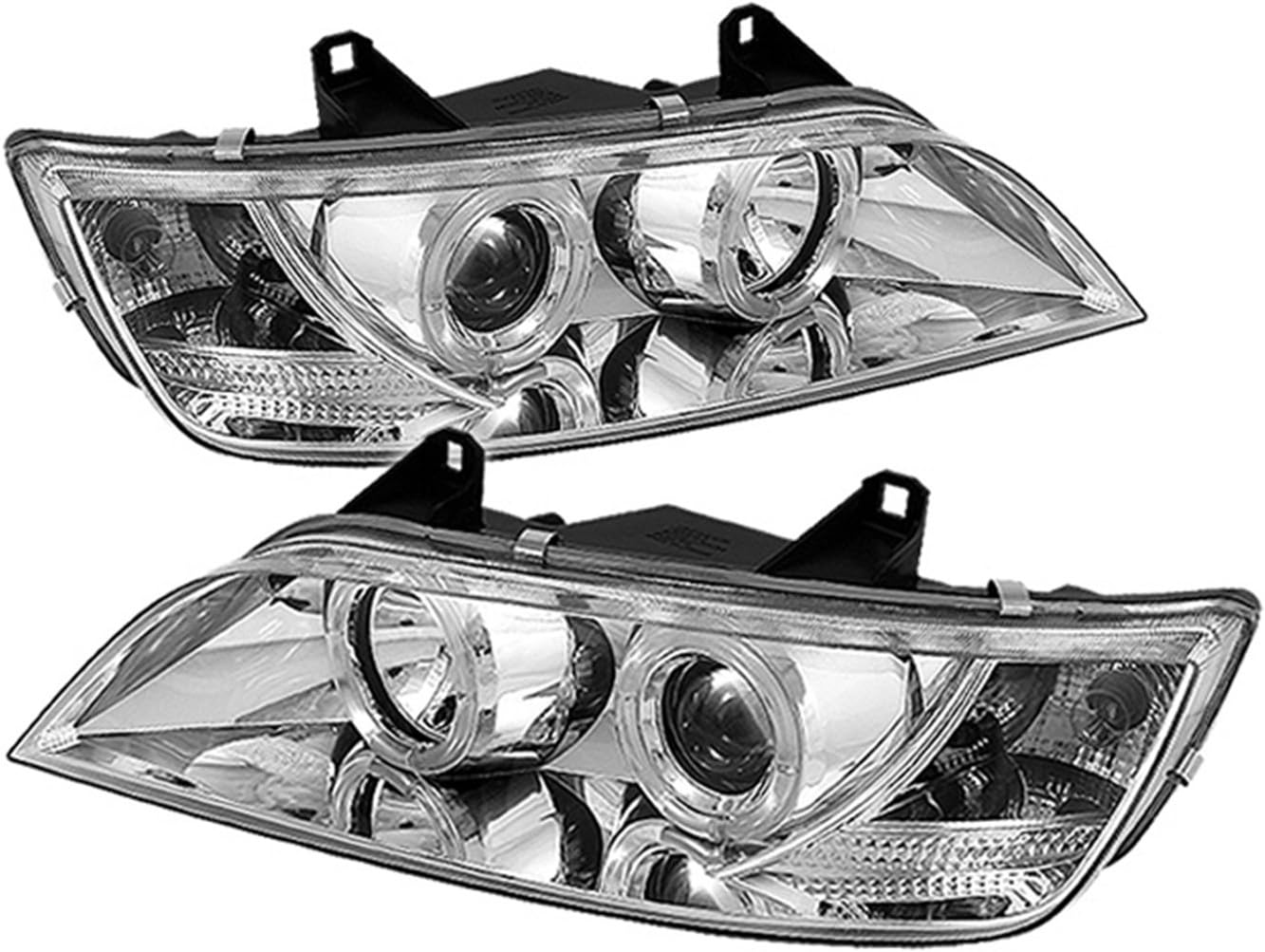 Amazon.com: AKKON - For BMW E37 Z3 Coupe Halogen Type Black Bezel Dual ...