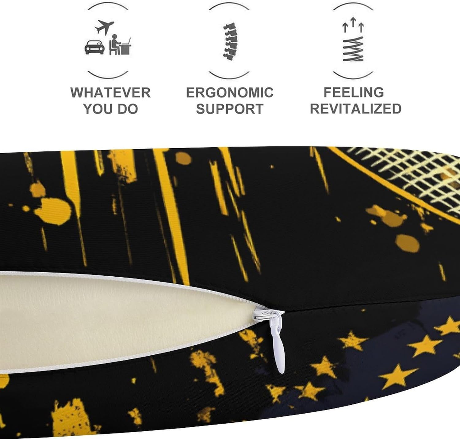 United States Tennis Player Memory Foam Pillows U Shaped Travel Neck Pillow