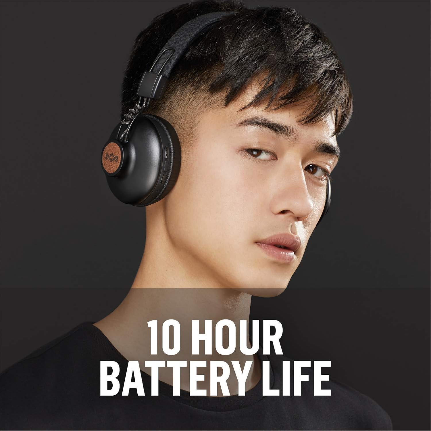 New Product House of Marley Positive Vibration 2: Over-Ear Headphones with Microphone, Wireless Bluetooth Connectivity, and 10 Hours of Playtime (Black) Greatest Product House of Marley Positive Vibration 2: Over-Ear Headphones with Microphone, Wireless Bluetooth Connectivity, and 10 Hours of Playtime (Black)