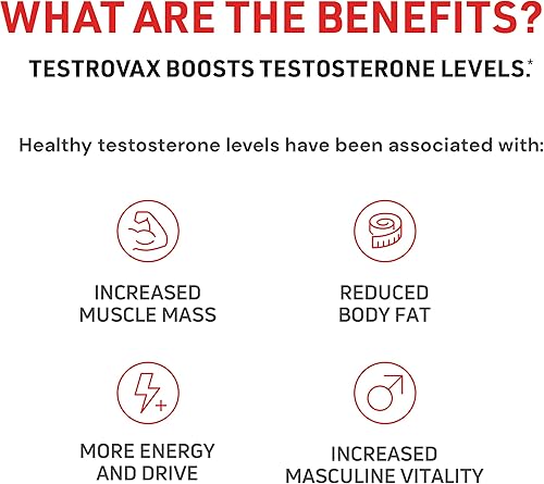 Miniatura 3 de Testrovax 90 Count - Best Testosterone Booster for Men - Vitamins for Men - Boost Testosterone for Men - Test Booster - Increase Testosterone-