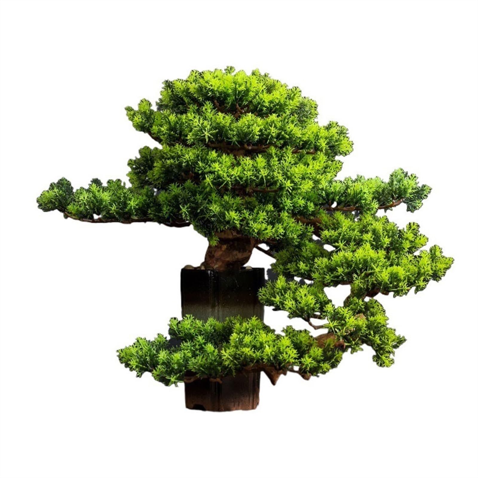 IUokLU Artificial Bonsai Tree Indoor Fake Tree Potted Plant Ornaments Desktop Jewelry Entrance Decoration Simulation Tree Decoration High-grade Artificial Bonsai Artificial Tree