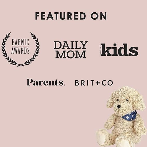 Miniatura 6 de MON AMI Bentley - Animal de peluche Warmies para microondas con aroma a lavanda para bebés y niños peluche beige de peluche de 11 pulgadas