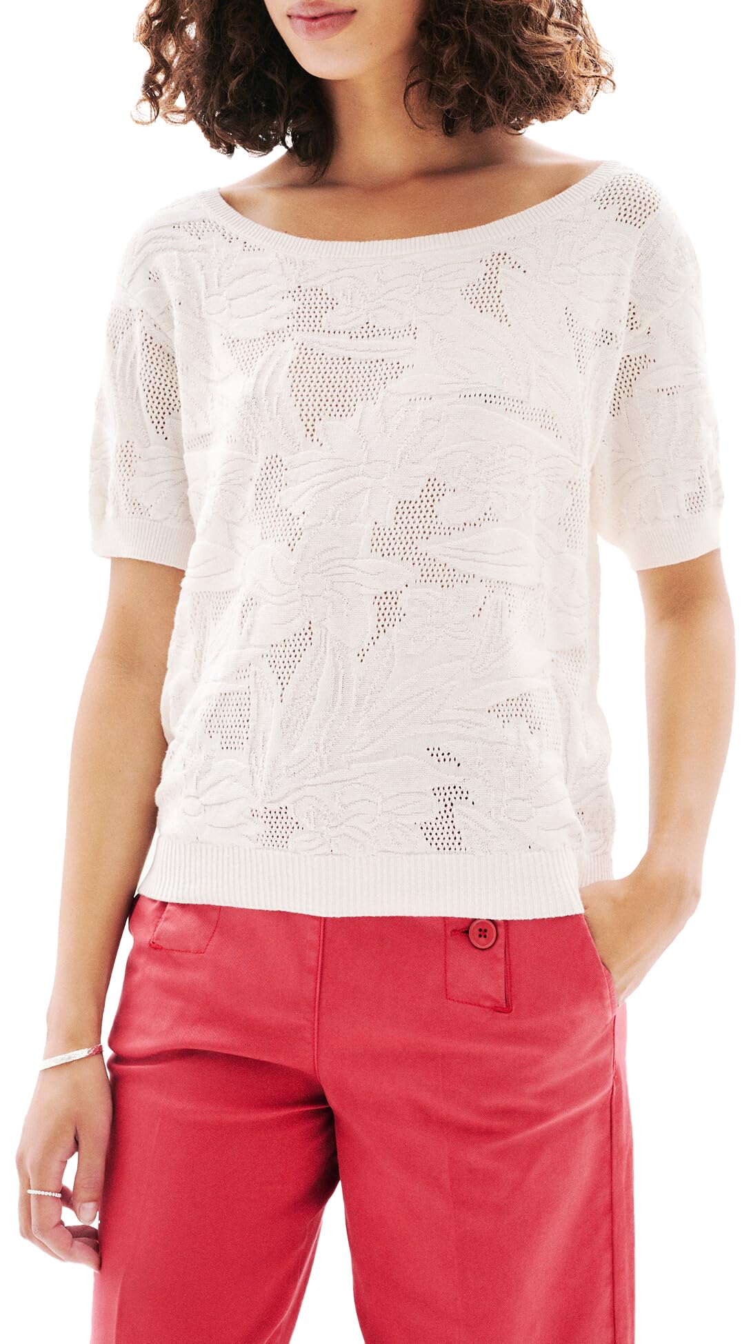 Caroll Jersey de Manga Corta para Mujer