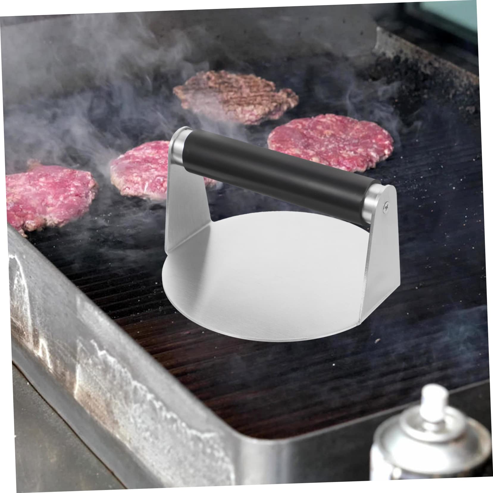 Hemoton Heavy Duty Burger Press Kitchen Gadget Meat for Shaped Patties Compact Design for and for Grilling and BBQ
