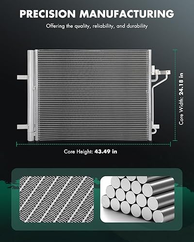 Miniatura 2 de SCITOO Condensador de aire acondicionado 4724 compatible con 2015-2018 para Ford para Focus 2.0L 2014-2016 para Ford para Transit Connect 1.6L