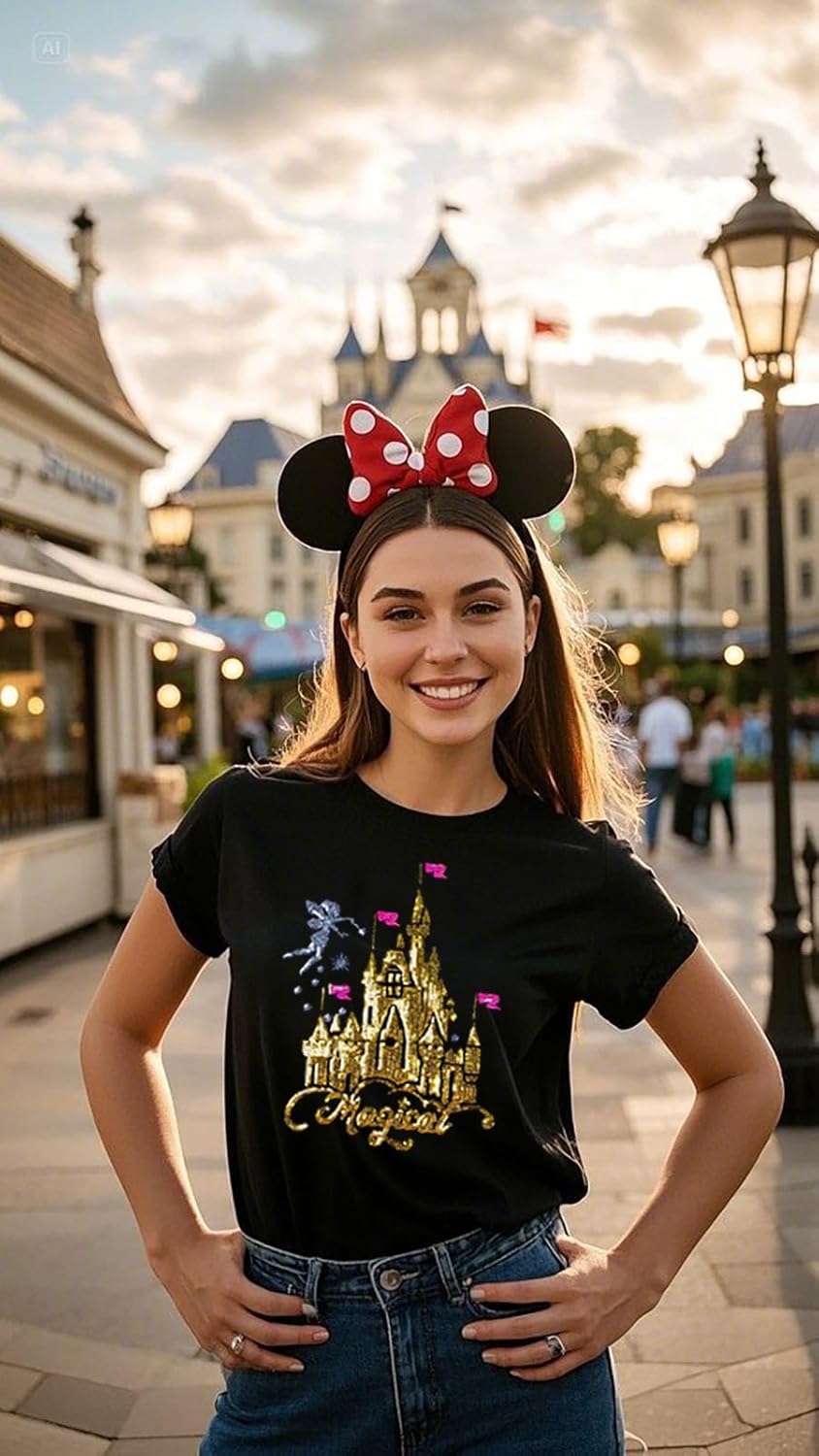 Magic Coordinator T Shirt Magic Kingdom Casual Tee Shirts Tshirt Family Vacation Castle Graphic Tops - Image 2